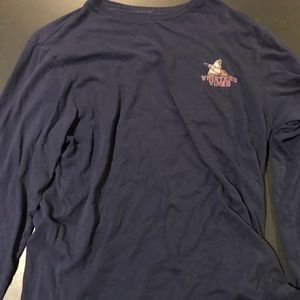 Navy Vineyard Vines Medium Long Sleeve T-Shirt